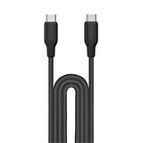 Momax 1-Link Flow Cc 100w Usb-C 2.0m Örgülü-Dc25 Kablo Siyah