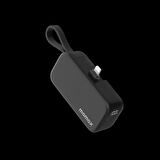 Momax 1-Power Mini 3-IN-1 5000 mah Taşınabilir Powerbank Siyah