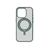 Momax Roller CaseForm iPhone 16 Pro Uyumlu Magsafe Kılıf Yeşil