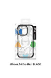 Momax İPhone 16 Pro Max Air Magnetic Case Telefon Kılıfı Siyah