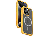 MOMAX MUAP24MY AiR CaseForm Magnetic Case iPhone 16 Pro Telefon Kılıfı Sarı