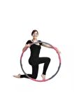 1500 Gr Ağırlıklı Hulahop Çemberi 6 Parça 100 Cm Çapında Geçmeli Pilates Egzersiz Hulahoop Çemberi