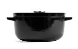 Kitchenaid CC006058 Döküm Demir Tencere 22 cm / 3.3 L Onyx Siyah