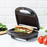 GREENPAN GREENLIFE TOST WAFFLE PANINI MAKİNESİ SİYAH 750 W - CC007927-001
