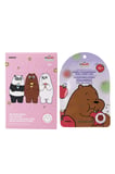 We Bare Bears Lisanslı Elma Özlü Meyveli Nemlendirici Kağıt Maske Ferahlatıcı Bakım