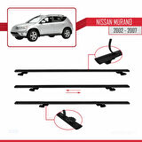 Nissan Murano 2002-2007 Arası ile Uyumlu BASIC Model Ara Atkı Tavan Barı Siyah 2 Adet