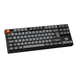 Keychron K8 Max %80 TKL RGB Türkçe Red Switch Kablosuz Alüminyum Çerçeve Karbon Siyah Mekanik Klavye