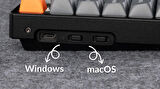 Keychron K8 Max %80 TKL RGB Türkçe Red Switch Kablosuz Alüminyum Çerçeve Karbon Siyah Mekanik Klavye