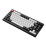 Keychron Q1 Hall-Effect %75 RGB Türkçe Nebula Switch Kablosuz Siyah Beyaz Mekanik Klavye