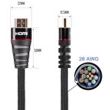 Vcom CG526-B-3.0 Siyah 3.0MT 1.4V Hdmi-M-Hdmi-M Kablo