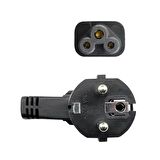 Vcom Ce022 1.5 0.50Mm2 Notebook 1.5Mt Power Elektrik Kablosu / Vcom