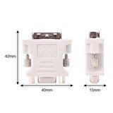 Vcom CA301 Dvi 24+5 Erkek To Vga Dişi Dönüştürücü