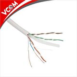 Vcom NC614-305 Utp Cat6 0.57CCA 305MT Gri Kablo