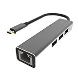Vcom Dh311A Type C To Usb3.0 3+Rj45 Çoklayıcı / Vcom