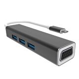 Vcom DH319 Type-C To Usb 3.0-3 Vga Çevirici