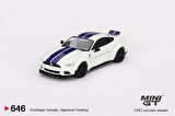 Mini GT 1/64 Ölçek Koleksiyonluk Model Araç MGT00646 Ford Mustang GT LB-Works / White