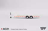 Mini GT Car Hauler Trailer Type C White AC21