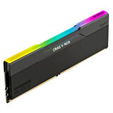 KLEVV Cras V RGB 32GB (2x16GB) 7200MHz CL34 INTEL XMP 3.0 – AMD EXPO DDR5 Heatsink Obsidian Black Ram (KD5AGUA80-72B340G)