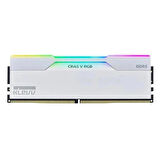 KLEVV Cras V RGB 32GB (2x16GB) 6000MHz CL30 INTEL XMP 3.0 – AMD EXPO DDR5 Heatsink Brilliant White Ram (KD5AGUA80-60A300J)