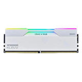 KLEVV Cras V RGB 32GB (2x16GB) 6400MHz CL32 INTEL XMP 3.0 – AMD EXPO DDR5 Heatsink Brilliant White Ram (KD5AGUA80-64A320J)