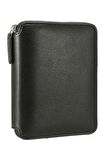 Panama Zipper Folder Defter Siyah-noktalı