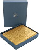 VJ DEFTER 14.8x20 ORGANİZER CROCO ZİPPER FOLDER ALTIN 120GR 80YP.NOKTALI 7776