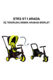 SmarTrike STR3 Plus 5’i 1 Arada Modüler Katlanabilir Bebek Arabası ve Üç Tekerlekli Bebek Bisikleti