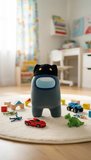 Yume Toys Among Us 30cm Peluş Oyuncak Siyah – Lisanslı Büyük Boy Yumuşak Karakter Figürü