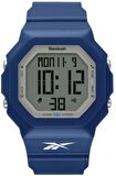 REEBOK RV-TRU-U9-PNPN-WW DİJİTAL LACİVERT SİLİKON KORDON KARE ERKEK KOL SAATİ