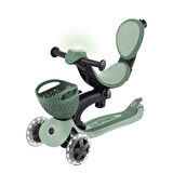 GLOBBER Go Up Baby 360 Işıklı Scooter - Zeytin Yeşili