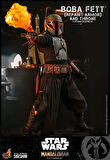 Hot Toys Boba Fett (Repaint Armor) and Throne Sixth Scale Figure Set TMS36 - 908858 / Star Wars / The Mandalorian