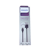 Philips MFİ Apple Lisanslı DLC3106V USB-A Lightning Şarj Kablosu 2m Siyah 