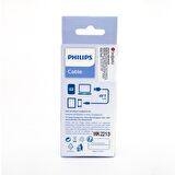 Philips DLC3541U/00 UsbA to Micro Hızlı Şarj ve Data Kablosu 1.2M Siyah