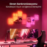 Nanoleaf Kare Blok Akıllı RGBW Duvar Paneli Genişletme Paketi App Kontrollü, 2 Parça, Google Home, Alexa, Razer Chroma, Apple Home Destekli