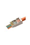 Yeni Nesil Rj45 Metal Korumalı 100 Adet Cat6 & Cat7 FTP RJ45 Konnektör