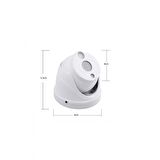 2MP AHD 3,7MM HD geniş açı Lens 15 metre Gece görüşlü mini Dome tip Analog FULL HD Güvenlik Kamerası,