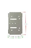 Metal ayak Tabla 100 x65x2 mm Metal ayak 