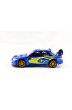 2007 Subaru Wrc Rally Mavi Metal 1/36 Model Araba