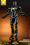 Hot Toys Neon Tech Iron Man 2.0 Diecast Exclusive Sixth Scale Figure MMS523
