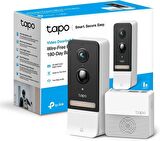 TP-Link Tapo D230S1, 2K 5MP Tapo Akıllı Görüntülü Gece Görüş Destekli Kapı Zili 