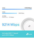 TP-Link Deco BE65(1-pack), BE9300 Mbps,4×2.5 Gbps Portlar, Tüm Evler için Mesh Wi-Fi 7 Sistemi
