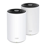 Tp-Link Deco PX50 2'li Paket AX3000+G1500 Menzil Genişletici Roter Bütün Ev Powerline Mesh WiFi Sistemi