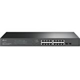 TP-LINK 16port TL-SG2218P Gigabit 2X-SFP Yönetilemez 150W Full PoE Switch