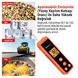 ThermoPro TP410 Mini Endüstriyel Kızılötesi Katı-Sıvı Sıcaklık Ölçer