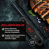 Thermopro TP622 Daldırma/Saplama Izgara/Barbekü/Mangal Et Gıda ölçme Pişirme Termometresi