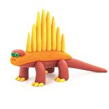 Hey Clay Hava ile Kuruyan Kil (6'lı Kutu) - Mega Dinozorlar (Lagosuchus, Allosaurus, Dimetrodon)