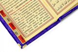 20 ADET - Ekonomik Kadife Kaplı Yasin Kitabı - İsme Özel Plakalı - Cep Boy - Lila Renk - Mevlit Hediyeliği