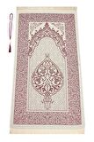 Tafta Seccade - Şantuk Keseli - Bordo Renk