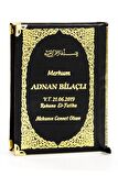 50 ADET - İsim Baskılı Ciltli Yasin Kitabı - Çanta Boy - 208 Sayfa - Siyah Renk - Mevlid Hediyeliği