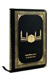 50 ADET - İsim Baskılı Ciltli Yasin Kitabı - Osmanlı Desenli - Orta Boy - 176 Sayfa - Siyah Renk - Dini Hediyelik